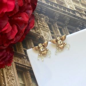 🔴 3/30$ Elegance Fly Gold Bee Stud Earrings